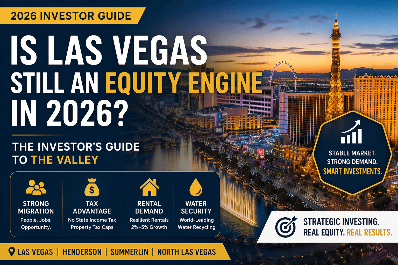 Is Las Vegas Still an Equity Engine in 2026? The Investor’s Guide to the Valley