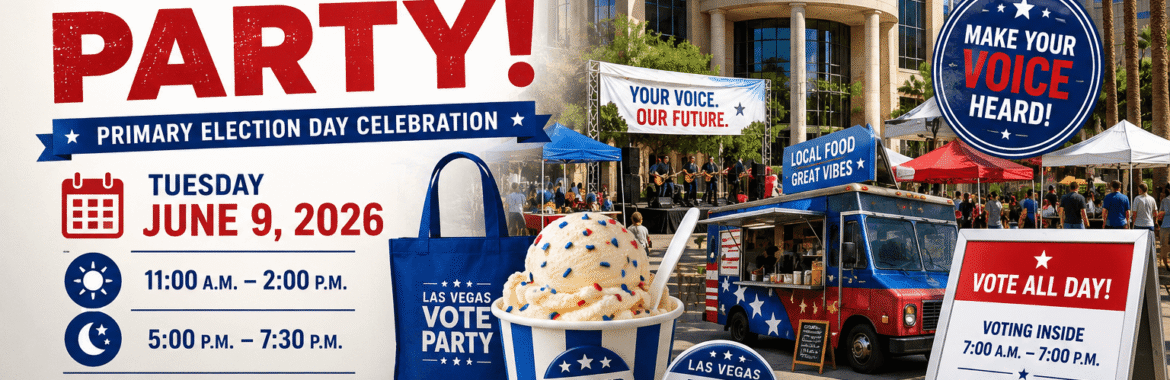 Vote Party! Primary Election Day Celebration