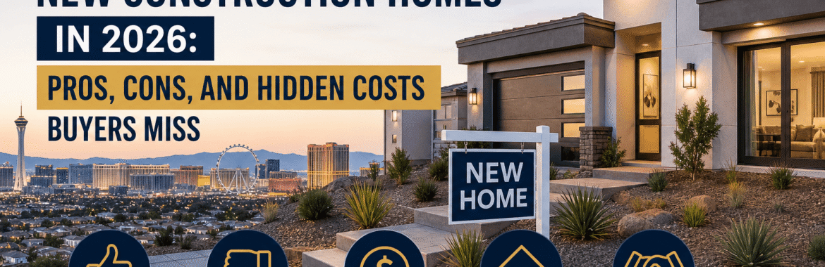 Las Vegas New Construction Homes in 2026: Pros, Cons, and Hidden Costs Buyers Miss