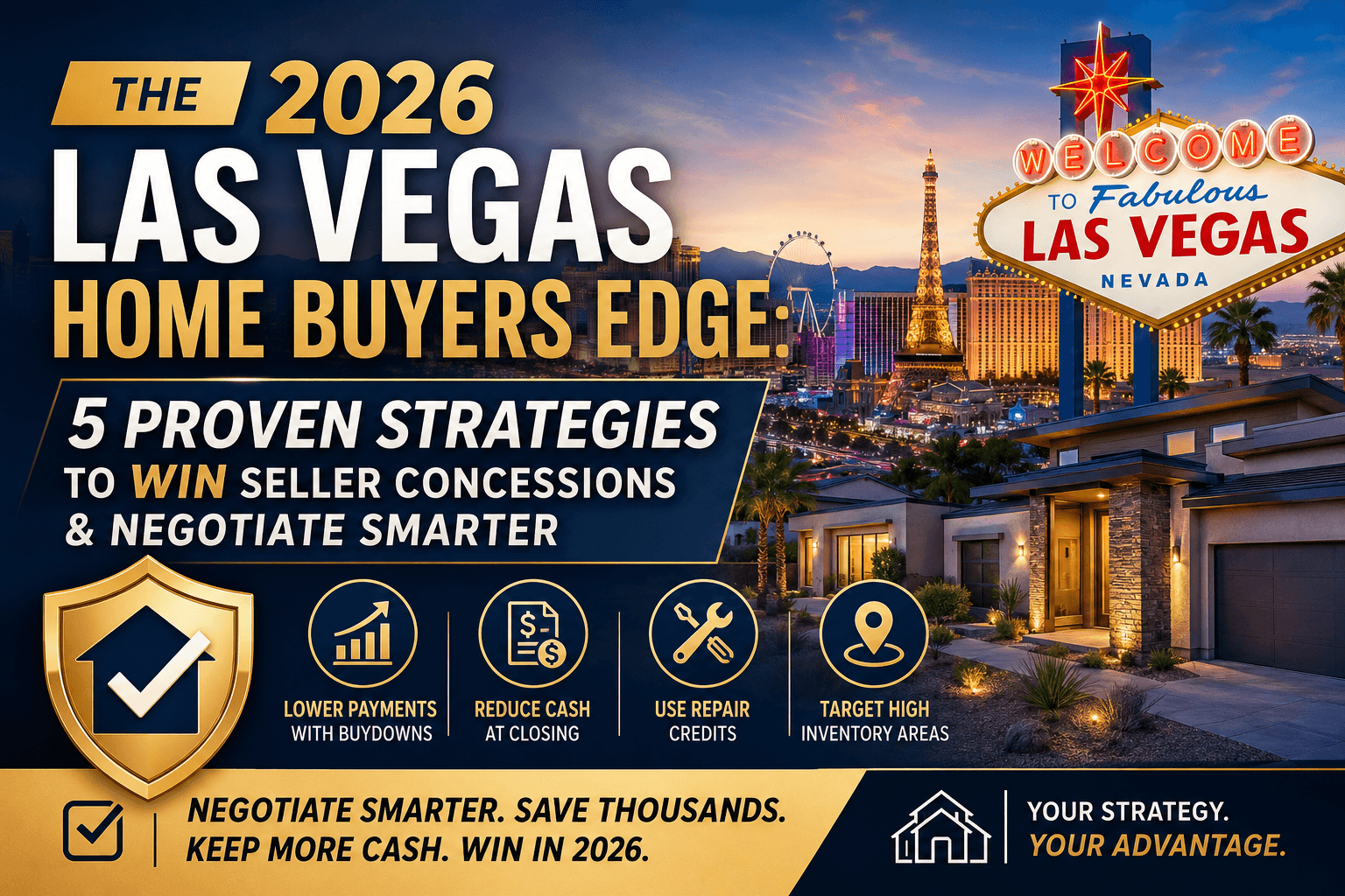 The 2026 Las Vegas Home Buyers Edge:                      5 Proven Strategies to Win Seller Concessions & Negotiate Smarter