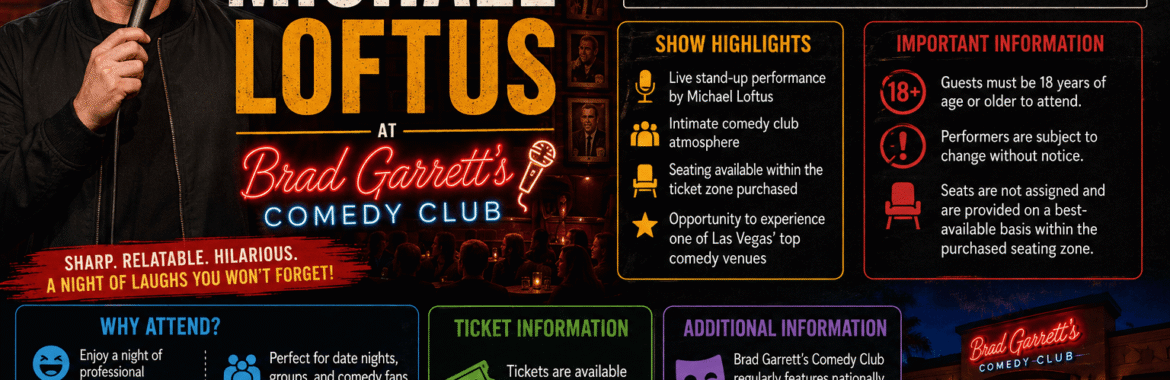 Michael Loftus at Brad Garrett’s Comedy Club